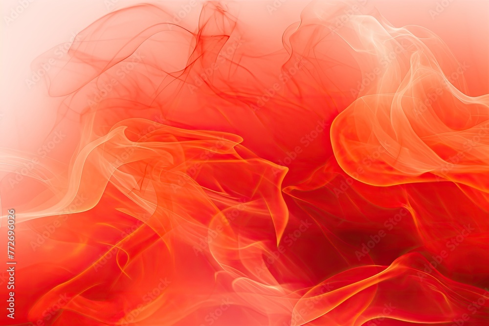 Fototapeta premium abstract red smoke on a white background