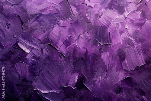 Purple Brush Strokes Texture on Canvas background 