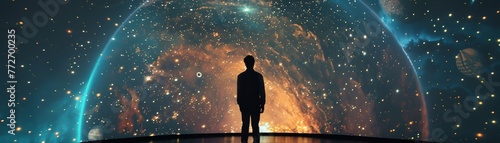 A planetarium show driven by artificial intelligence