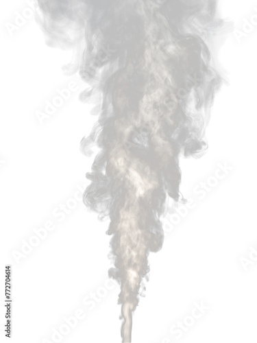 White smoke cloud white smoke isolated on a transparent background