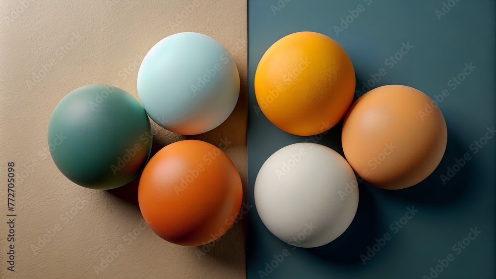 balls, colored balls, colored
