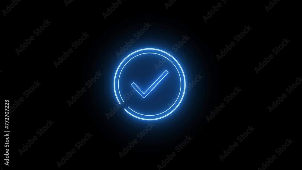 check mark icon. Animation of check mark icon. check mark icon. Animation of check mark icon.