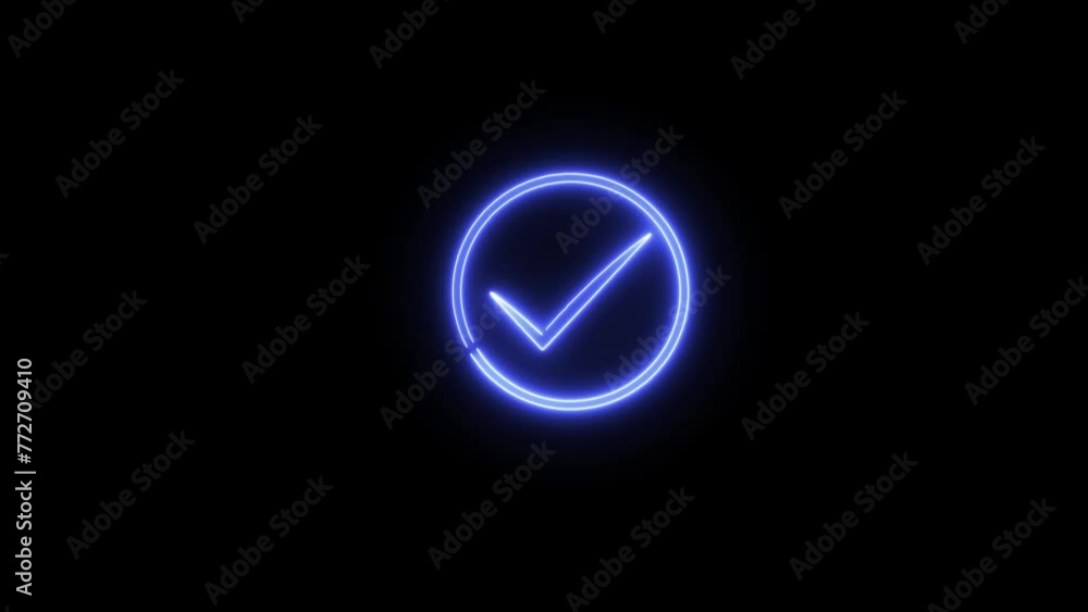 check mark icon. Animation of check mark icon. check mark icon. Animation of check mark icon.