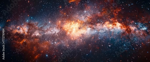 Milky Way Night Sky, Background Banner HD