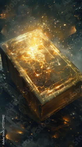 Within the pages of the spellbook lies arcane knowledge, a testament to the power of magic.