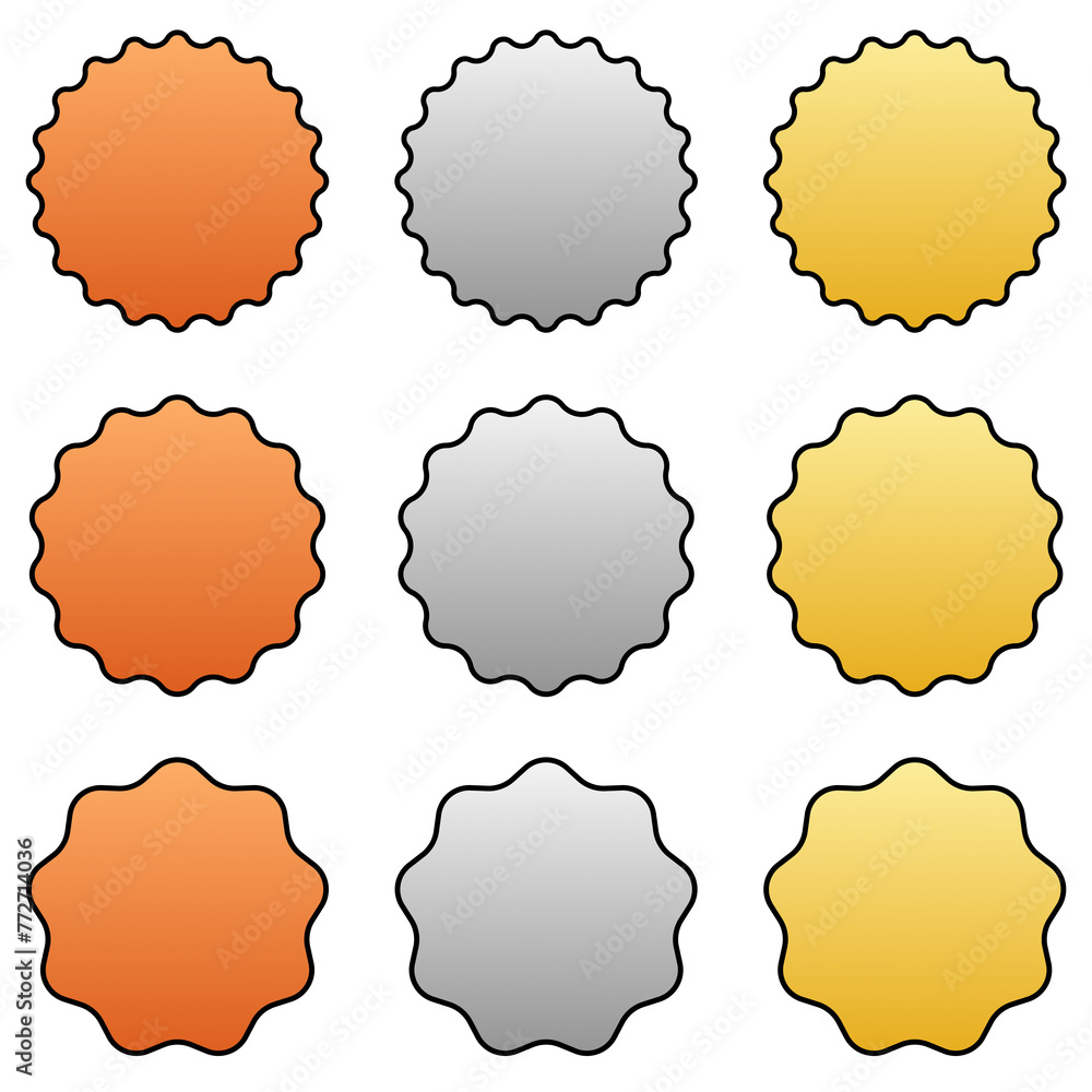Geometrical design stars labels shapes elements on transparent background Geometrical design stars labels shapes elements on transparent background