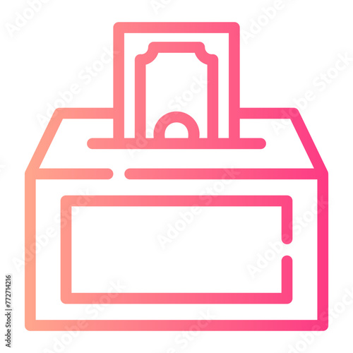 alms Line Gradient Icon