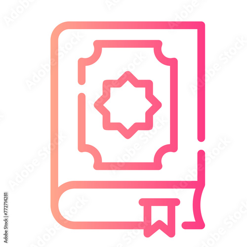 quran Line Gradient Icon