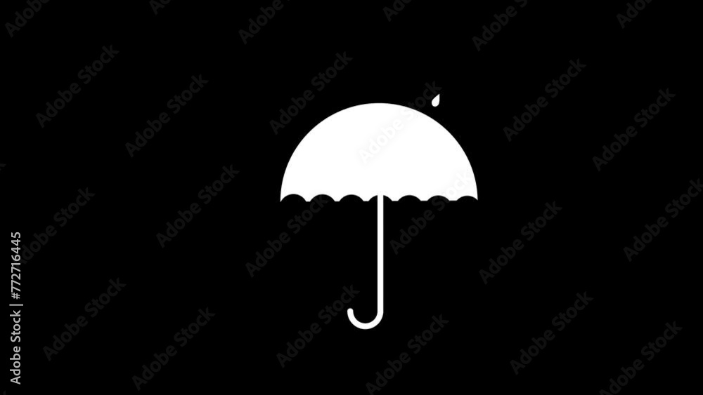 Umbrella and rain drops icon. Waterproof icon. Protection, safety. Umbrella and rain drops icon. Waterproof icon. Protection, safety.