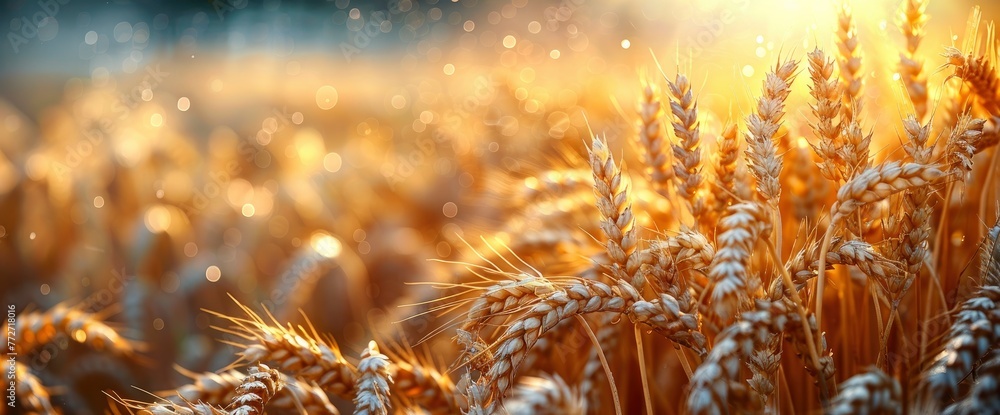 Summer Background Field Golden Ripe, Background Banner HD