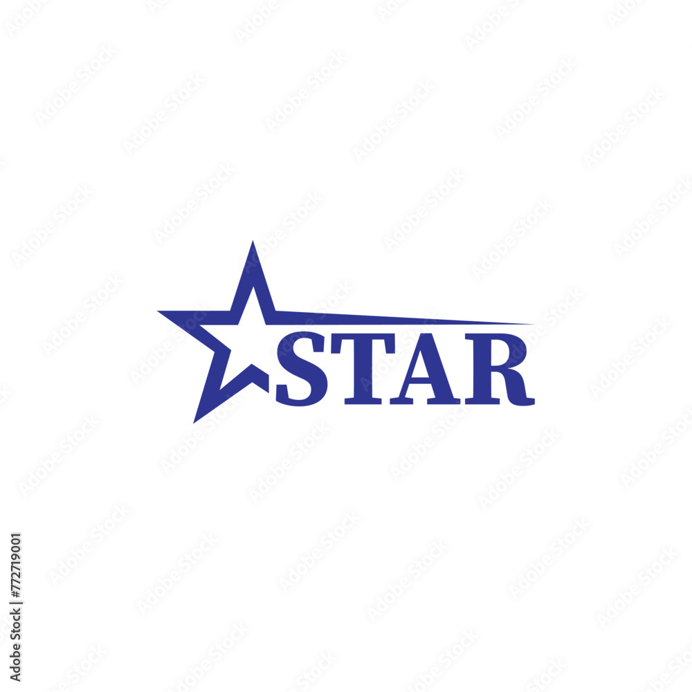 Golden blue Star logo vector stars icon creative star logo for star performer of star brand Golden blue Star logo vector stars icon creative star logo for star performer of star brand