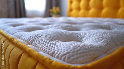 Someone deep-cleaning a mattress and bedding