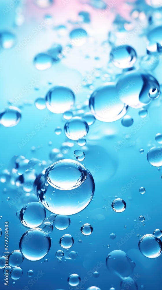 Purple Blue Gradient with Beautiful Water Drops - Phone Wallpaper Purple Blue Gradient with Beautiful Water Drops - Phone Wallpaper
