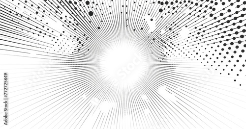 Optical Illusion Vortex Pattern Design
