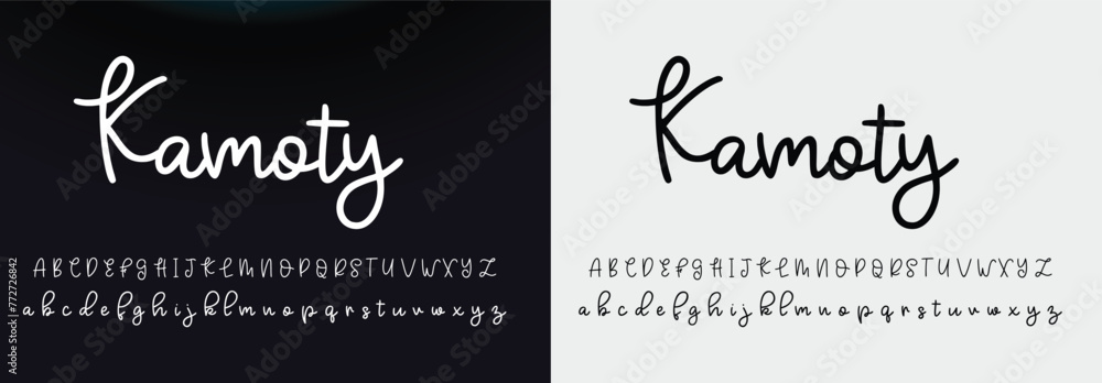 Signature. Wavy elegant calligraphy spelling for decoration of the wedding invitation Signature. Wavy elegant calligraphy spelling for decoration of the wedding invitation