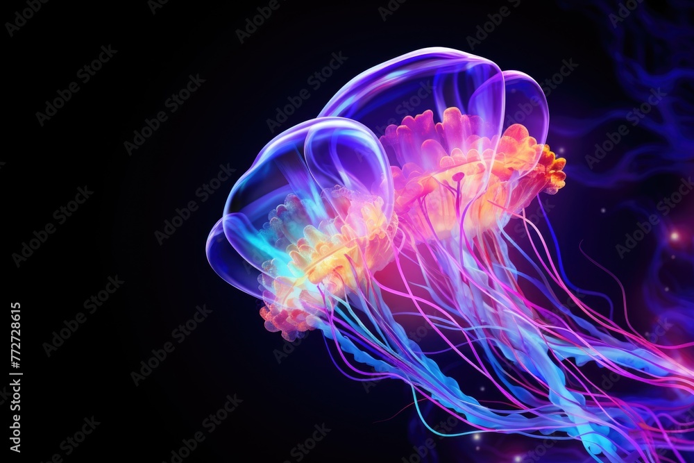 The Beauty of Bioluminescent Jellyfish in the Deep Sea The Beauty of Bioluminescent Jellyfish in the Deep Sea