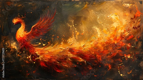 Render transcendent light phoenix background, The phoenix wallpapers are available in hd