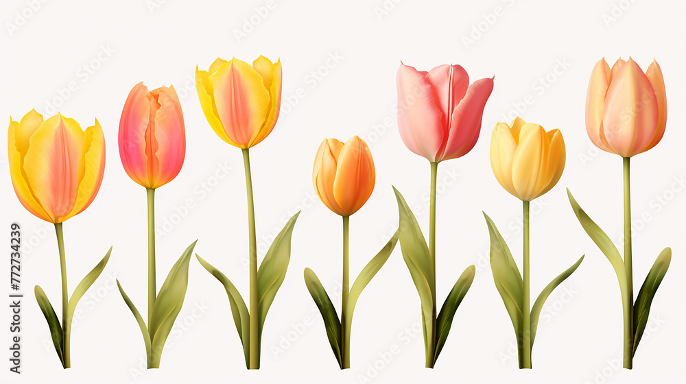 Fresh and Beautiful Flower and Plant trees Graphic Illustration Fresh and Beautiful Flower and Plant trees Graphic Illustration