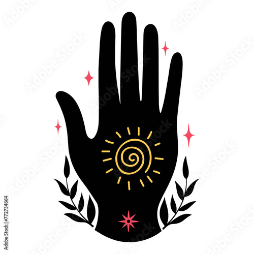Reiki, Energy, Meditation, Spiritual Healing Logo Design. healing hand, reiki healing hand, healing, energy healing, spiritual healing illustration, hand silhouette