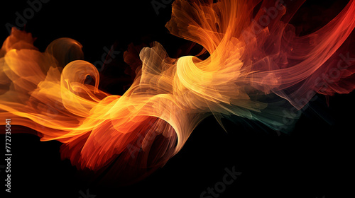 Aesthetic Flame Graphic Illustration