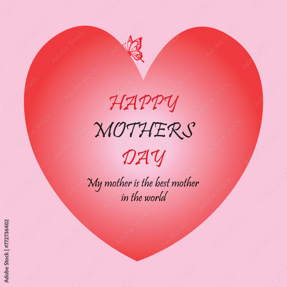 Happy Mother's Day , Web Banner for Social Media post