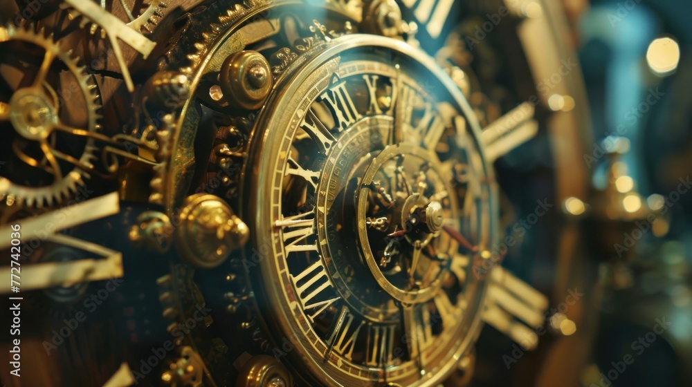 Explore the concept of time travel through a mechanical device and its consequences on history  