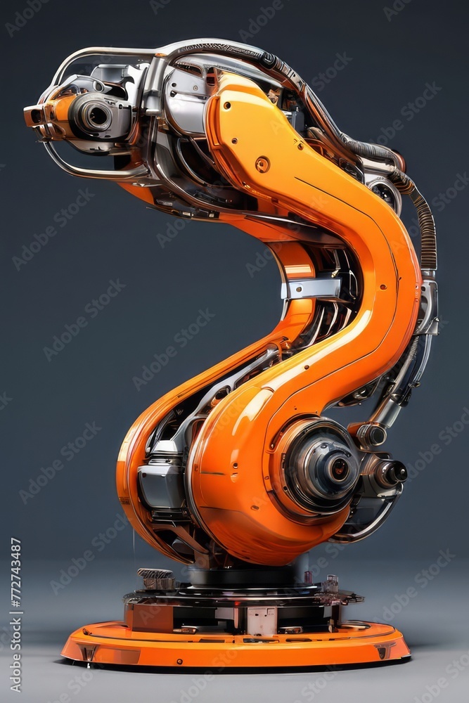 the Robotic arm operating, Product inspection robotics, Network. the Robotic arm operating, Product inspection robotics, Network.