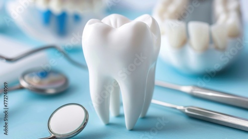 isolate a blog image concerning dental health and prevention. Dental check up service 