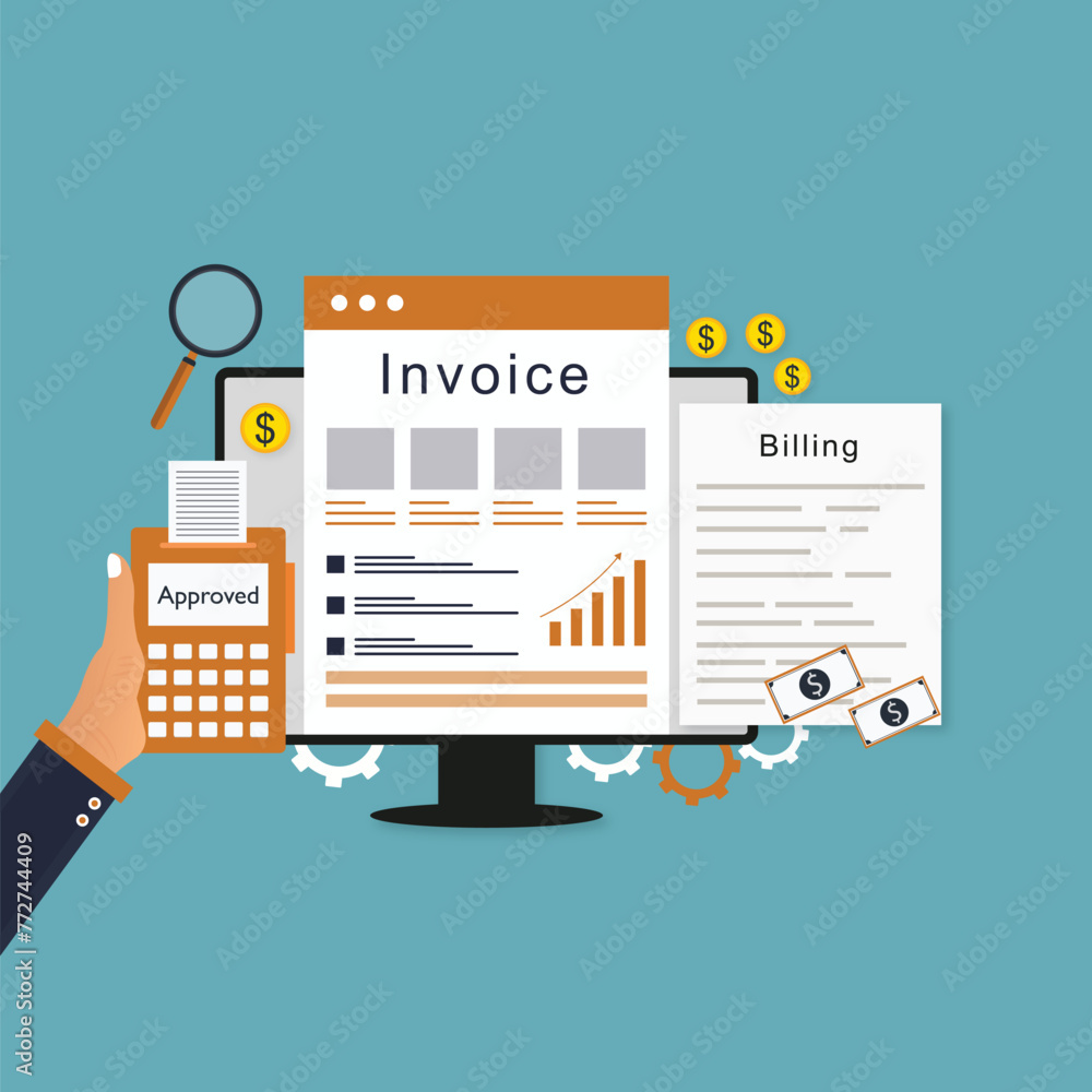 Find Similar
File #: 496582926
Salary payroll system, online income calculate and automatic payment, office accounting administrative or calendar pay date, employee wages concept, businessman standi
Find Similar
File #: 496582926
Salary payroll system, online income calculate and automatic payment, office accounting administrative or calendar pay date, employee wages concept, businessman standi