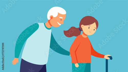 A parent reluctantly gives up their role as primary caregiver to their aging parent realizing that it is time to let go and let their parent