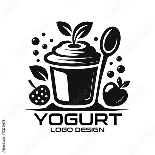 Yogurt Vector Logo Design
