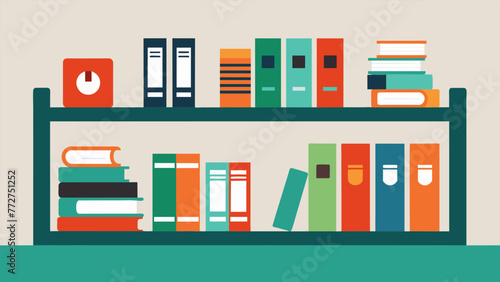 A wall lined with shelves of reference books manuals and training materials indicating the companys commitment to providing employees with the
