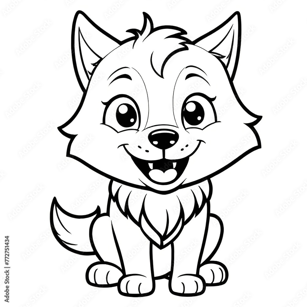 an image of the cartoon fox sitting