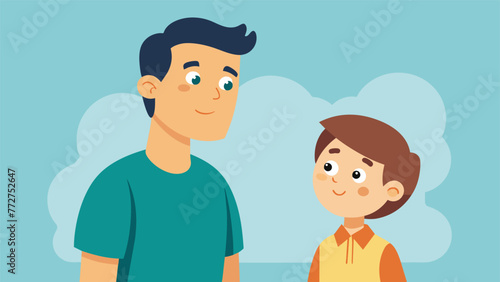 A younger sibling looks up to their older sibling who acts as a mentor and guide. This relationship highlights how siblings can have unique