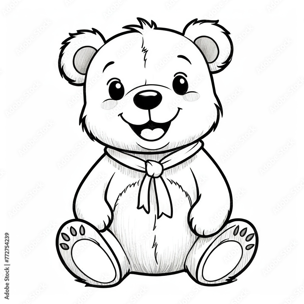 Obraz premium teddy bear cartoon