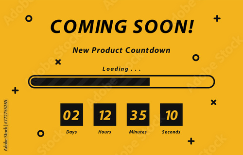 Coming Soon Countdown Advertising Banner