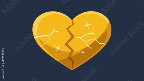 A sketch of a cracked heart being put back together with gold symbolizing that despite past hurts and vulnerabilities there is always the