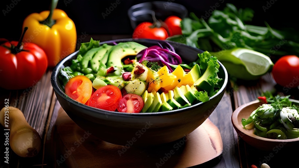 Nutrient-Rich Creations: Fresh Salad Bowls for Health-Conscious Individuals