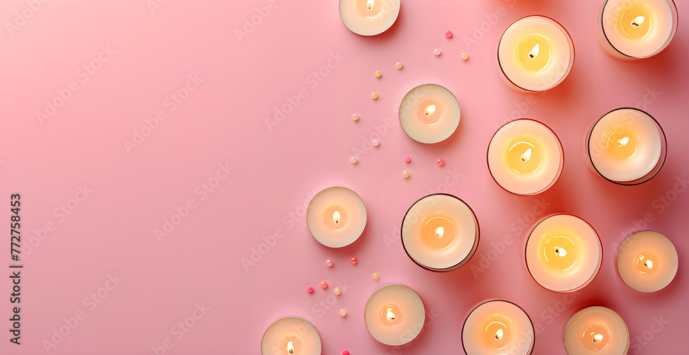 a clean and elegant hero photo for a modern website, photo taken from above of flowers on a pink background, a clean and elegant hero photo for a modern website, photo taken from above of flowers on a pink background,