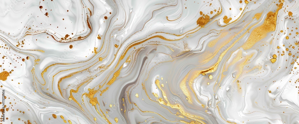 Luxury marble abstract background with gold and white marble texture. Modern art painting Luxury marble abstract background with gold and white marble texture. Modern art painting