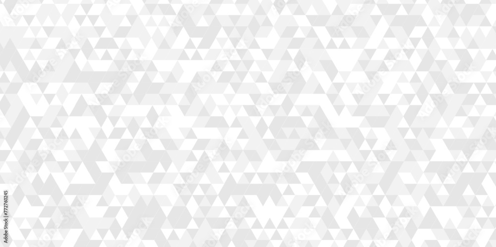 Abstract digital grid light pattern white Polygon Mosaic triangle Background, business and corporate background. Vector geometric seamless technology gray and white transparent triangle background. Abstract digital grid light pattern white Polygon Mosaic triangle Background, business and corporate background. Vector geometric seamless technology gray and white transparent triangle background.