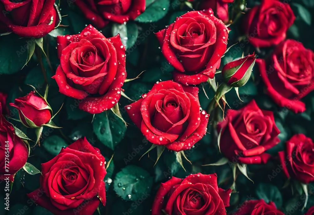 red roses background red roses background