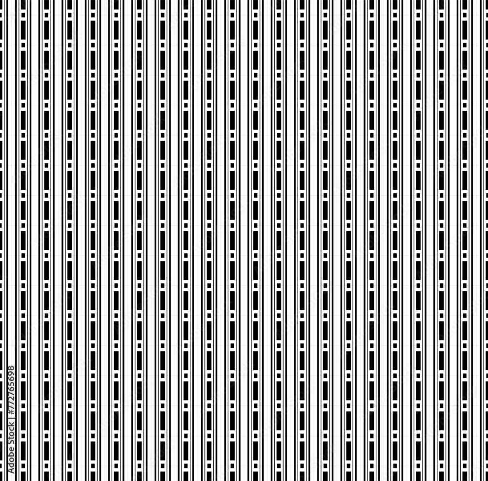 black and white seamless pattern wallpaper steel lines bnckground background textile wall vector.