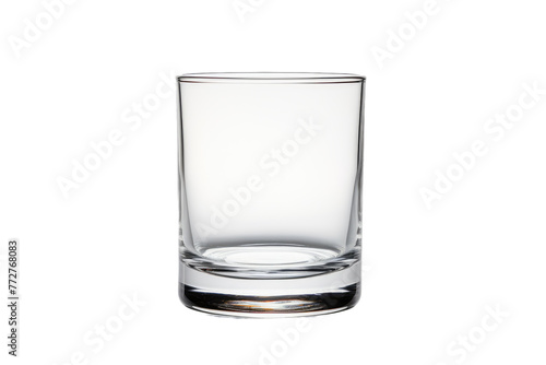 The Ethereal Elixir: A Glass of Water. On a Clear PNG or White Background.