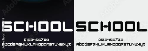 Abstract scifi modern alphabet fonts. Science fiction typography sport, technology, fashion, digital, future creative logo font. vector illustration