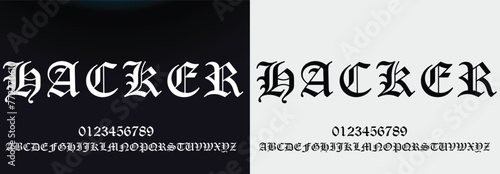 Modern Bold Font. Regular Italic Number Typography urban style alphabet fonts for fashion, sport, technology, digital, movie, logo design, vector illustration