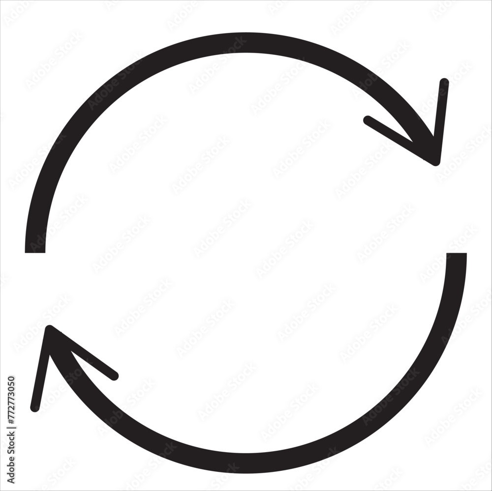 loop arrow icon. loop arrow vector loop arrow icon. loop arrow vector