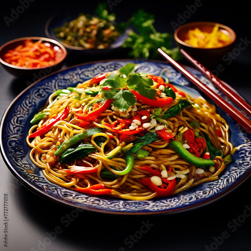 stir fried noodles-stir fried noodles with shrimp-stir fried noodles with vegetables