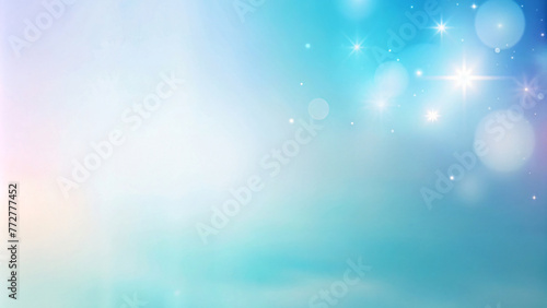Blue Sky Burst: Abstract Light Design with Rays