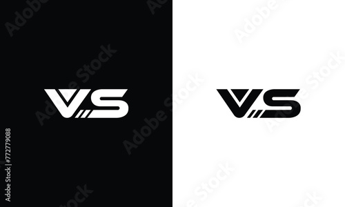 VS company linked letter logo